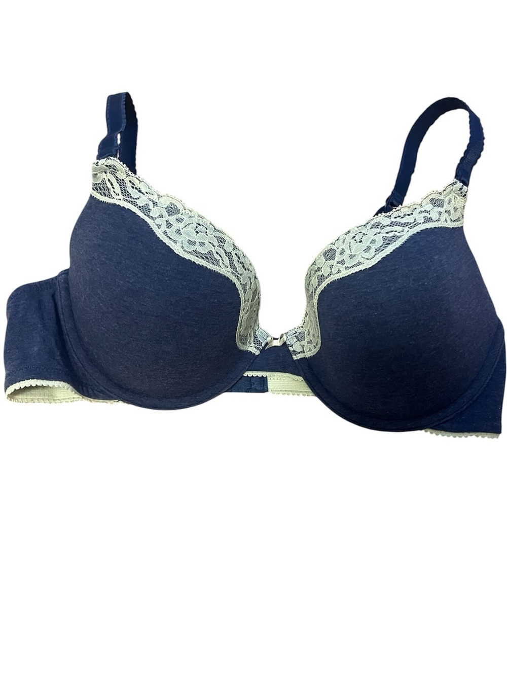 Aerie Soft T-Shirt Slight Push-Up Blue Lace Bra
